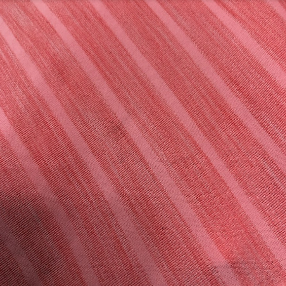 Ideology Women's Shadow-Striped Short Sleeve V-Neck T-Shirts Top Pink XS, NWT - Picture 5 of 5